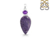 Charoite/Amethyst Pendant-2SP CHR-1-107