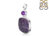 Charoite/Amethyst Pendant-2SP CHR-1-112