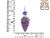 Charoite/Amethyst Pendant-2SP CHR-1-81