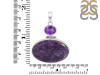 Charoite/Amethyst Pendant-2SP CHR-1-83