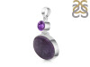 Charoite/Amethyst Pendant-2SP CHR-1-83