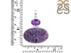 Charoite/Amethyst Pendant-2SP CHR-1-94
