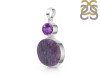 Charoite/Amethyst Pendant-2SP CHR-1-94