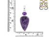 Charoite/Amethyst Pendant-2SP CHR-1-99