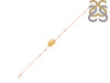 Citrine Raw Crystal & White Topaz Bracelet CIT-RCYB-2