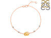 Citrine Raw Crystal & White Topaz Bracelet CIT-RCYB-2