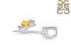 Citrine & White Topaz Alphabet Y Pendant CIT-RDA-103.
