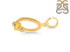 Citrine & White Topaz Alphabet O Pendant CIT-RDA-15.