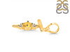 Citrine & White Topaz Alphabet T Pendant CIT-RDA-20.