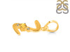 Citrine & White Topaz Alphabet Z Pendant CIT-RDA-26.