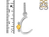 Citrine & White Topaz Alphabet C Pendant CIT-RDA-29.