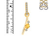 Citrine & White Topaz Alphabet I Pendant CIT-RDA-35.