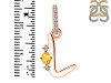 Citrine & White Topaz Alphabet L Pendant CIT-RDA-38.
