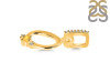 Citrine & White Topaz Alphabet O Pendant CIT-RDA-41.