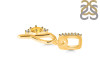 Citrine & White Topaz Alphabet P Pendant CIT-RDA-42.