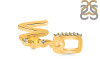 Citrine & White Topaz Alphabet W Pendant CIT-RDA-49.