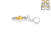 Citrine & White Topaz Alphabet T Pendant CIT-RDA-72.