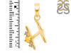 Citrine & White Topaz Alphabet H Pendant CIT-RDA-8.
