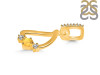Citrine & White Topaz Alphabet D Pendant CIT-RDA-82.