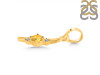 Citrine & White Topaz Alphabet I Pendant CIT-RDA-9.