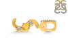 Citrine & White Topaz Alphabet S Pendant CIT-RDA-97.