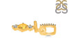 Citrine & White Topaz Alphabet T Pendant CIT-RDA-98.