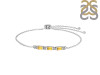 Citrine & White Topaz Bracelet CIT-RDB-139.