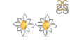 Citrine Stud Earring CIT-RDE-11.