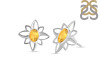 Citrine Stud Earring CIT-RDE-11.