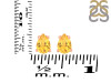 Citrine Stud Earring CIT-RDE-1174.