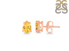 Citrine Stud Earring CIT-RDE-1174.