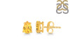 Citrine Stud Earring CIT-RDE-1174.