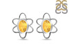 Citrine Stud Earring CIT-RDE-12.
