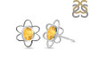 Citrine Stud Earring CIT-RDE-12.