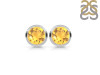 Citrine Stud Earring CIT-RDE-1433.