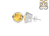 Citrine Stud Earring CIT-RDE-1433.