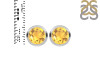 Citrine Stud Earring CIT-RDE-1243.