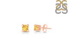 Citrine Stud Earring CIT-RDE-1296.