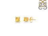 Citrine Stud Earring CIT-RDE-1296.
