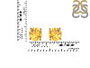 Citrine Stud Earring CIT-RDE-1349.