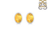 Citrine Stud Earring CIT-RDE-1374.