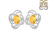 Citrine Stud Earring CIT-RDE-14.