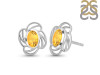 Citrine Stud Earring CIT-RDE-14.