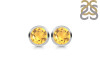 Citrine Stud Earring CIT-RDE-1244.