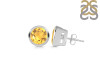 Citrine Stud Earring CIT-RDE-1244.