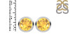 Citrine Stud Earring CIT-RDE-1434.