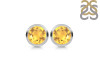 Citrine Stud Earring CIT-RDE-1434.
