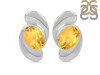 Citrine Stud Earring CIT-RDE-15.