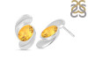 Citrine Stud Earring CIT-RDE-15.