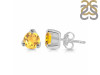 Citrine Stud Earring CIT-RDE-1517.